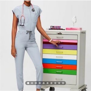 FIGS Jumpsuit Indigo Fog Scrubs